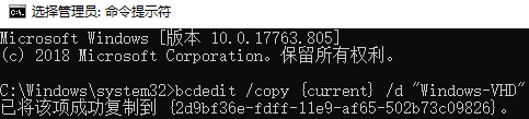复制当前系统启动信息